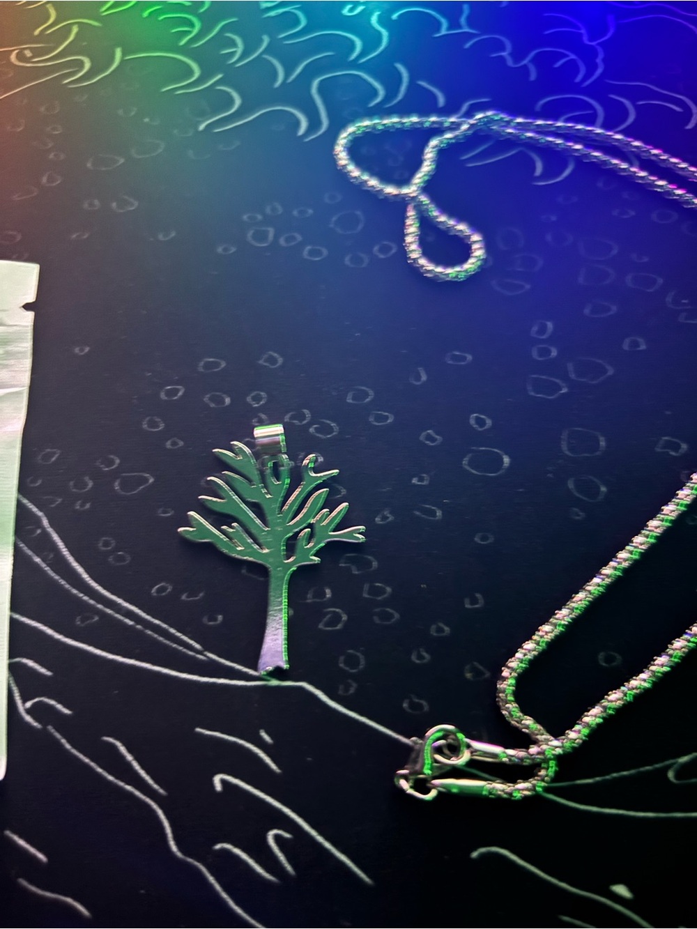Poison Tree silver Pendant Necklace - Elegant Women Jewelry